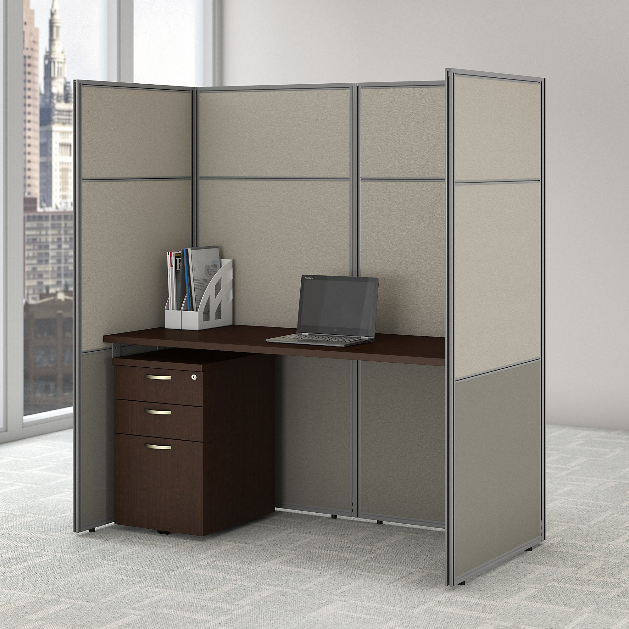 Bush Business Furniture Easy Office Cubicle Desk Wayfair