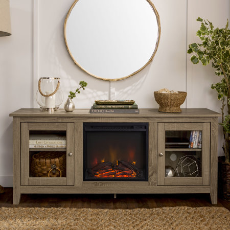 Andover Mills Inglenook Tv Stand For Tvs Up To 65 With Fireplace