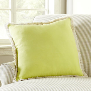 Sofa Pillows With Fringe Wayfair Fringed Pillow Cover