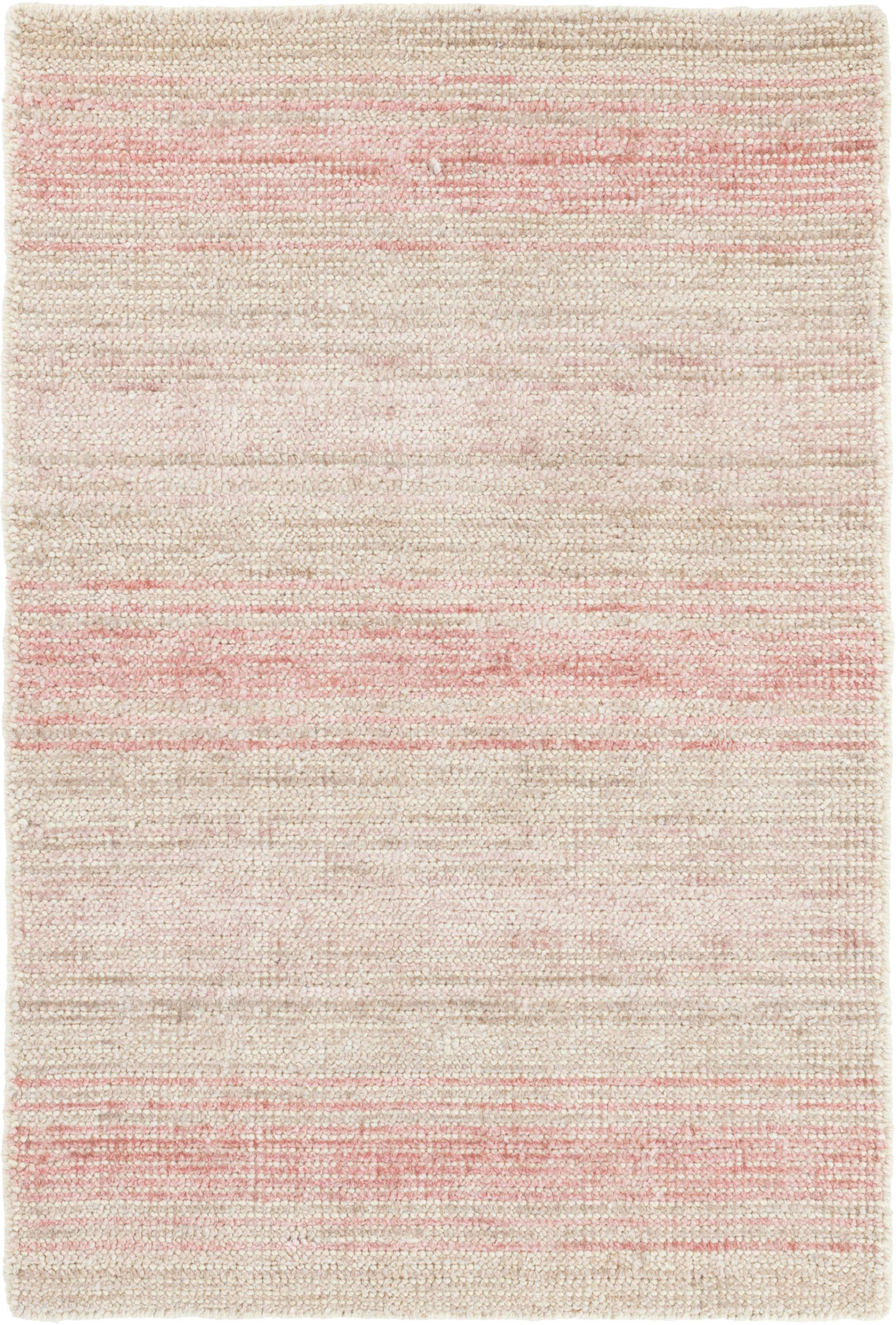 Dash And Albert Rugs Aurora Hand Knotted Ivory Pink Area Rug Wayfair