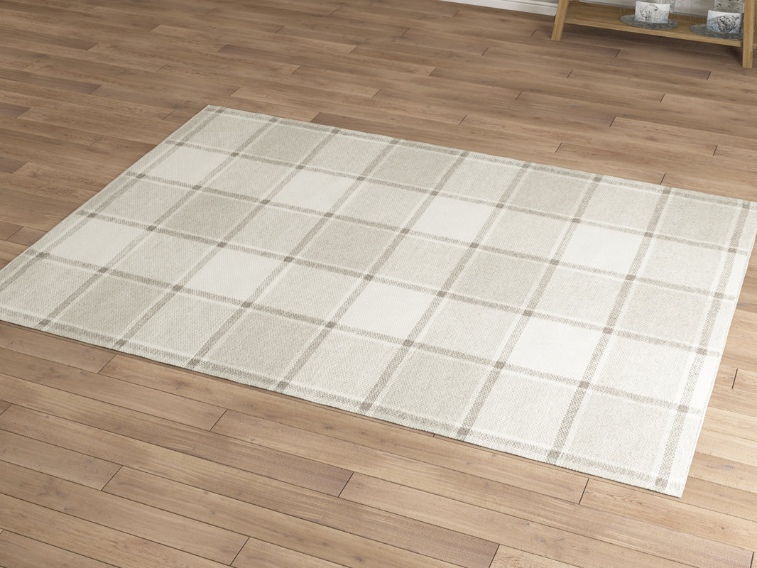 August Grove Meyers HandWoven Gray Area Rug & Reviews Wayfair