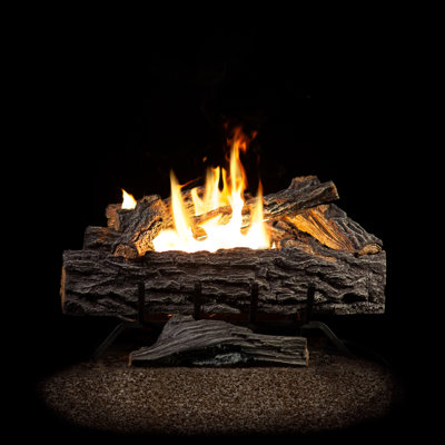 SureHeat Four Seasons Vent Free Natural Gas/Propane Logs Fuel Type: Natural  Gas, Log Size: 24 W | A Tremendous Home