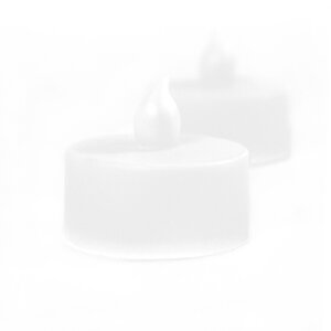 Battery Operated LED Tealight with Flicker (Set of 24)