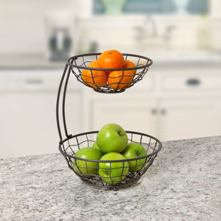 Tiered Fruit Stand Wayfair Arched 2 Tier Fruit Bowl