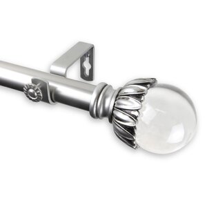 Pixie Single Curtain Rod and Hardware Set