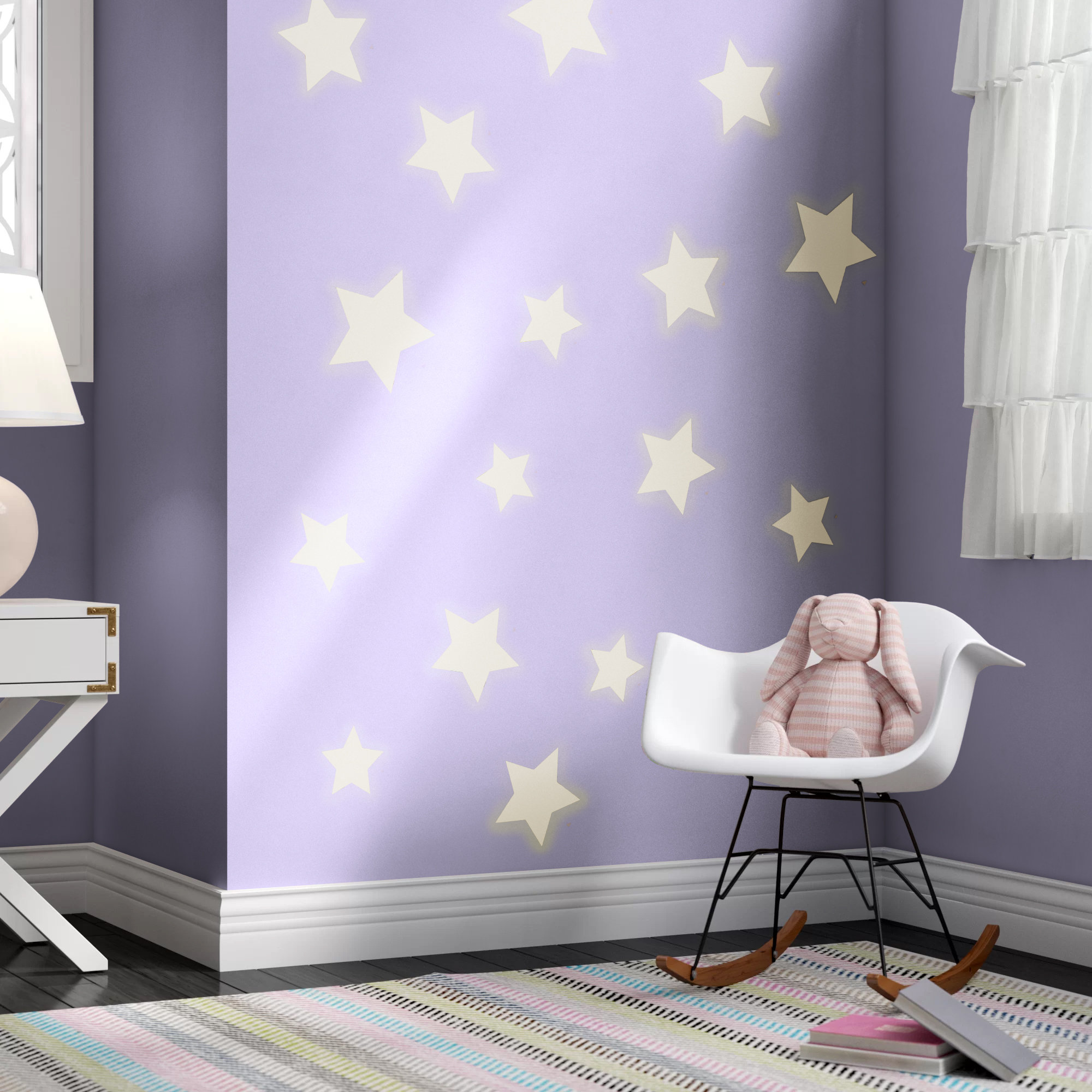 Harriet Bee Gonsales Glow In The Dark Stars Peel And Stick Wall Harriet Bee Gonsales Glow In The Dark Stars Peel And Stick Wall