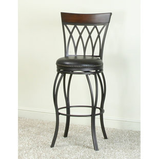 Review Orleans 30 Swivel Bar Stool by Red Barrel Studio