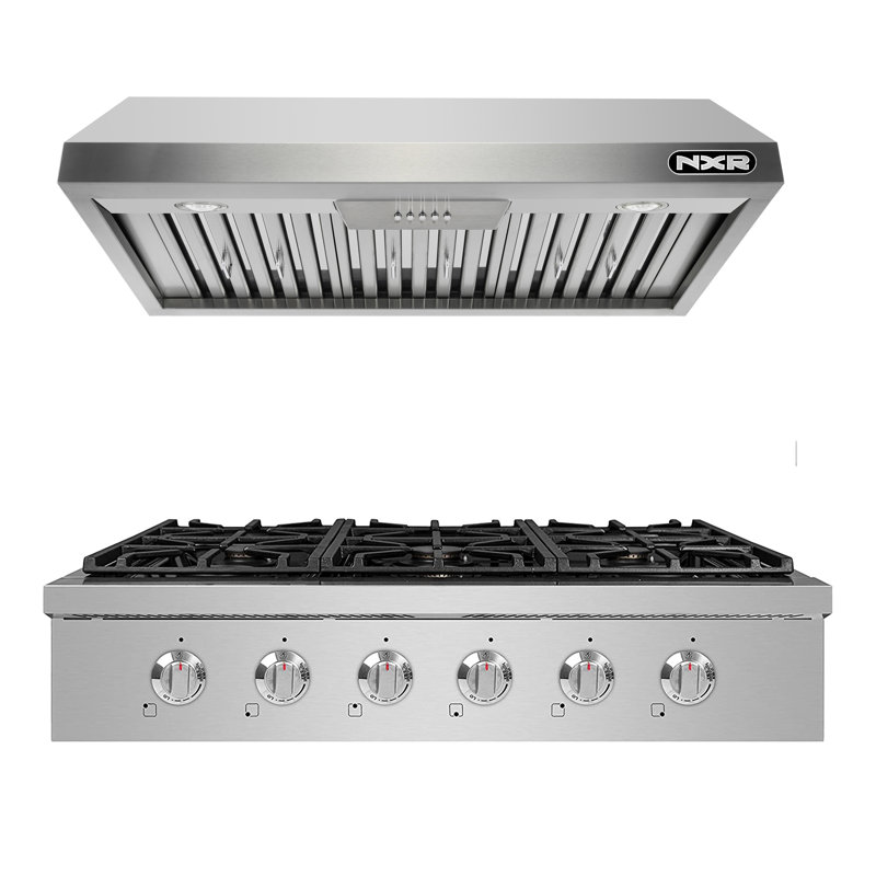 NXR Professional Ranges 2 Piece Kitchen Package with Gas ...