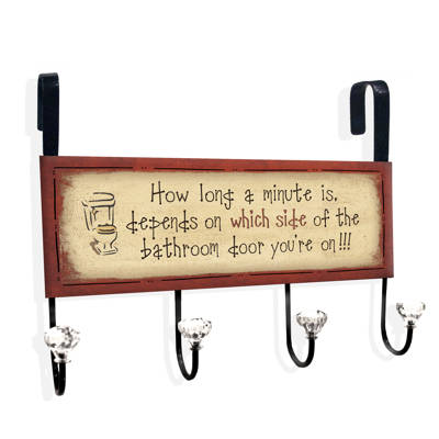 Dead End Stylized Yellow Grey Road Sign Purse Handbag Hook Hanger Holder