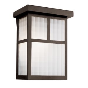 Garden Box 1-Light Outdoor Flush Mount