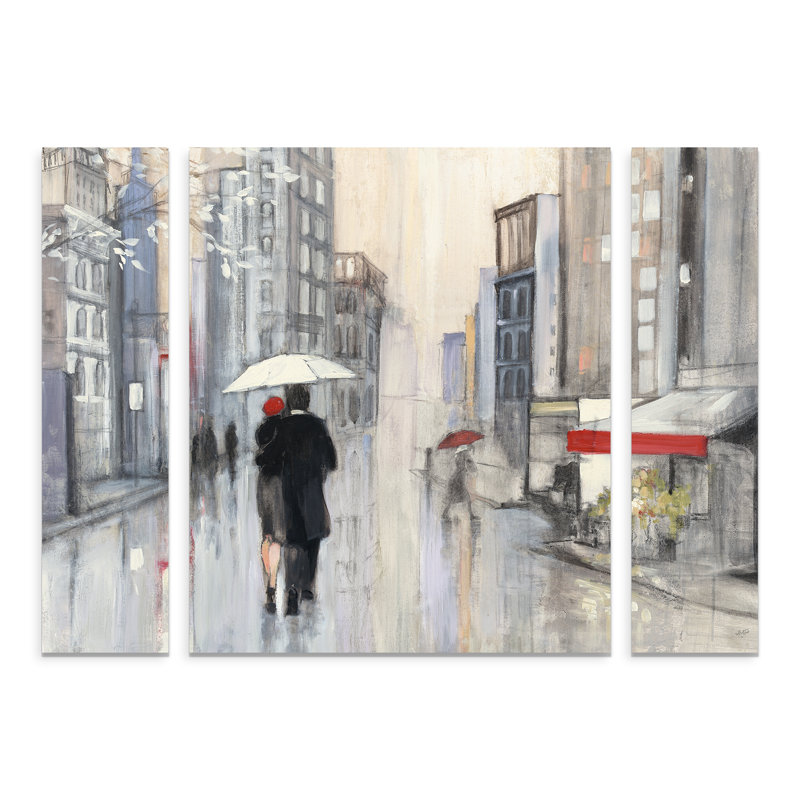 Winston Porter Spring Rain New York Crop Acrylic Painting Print