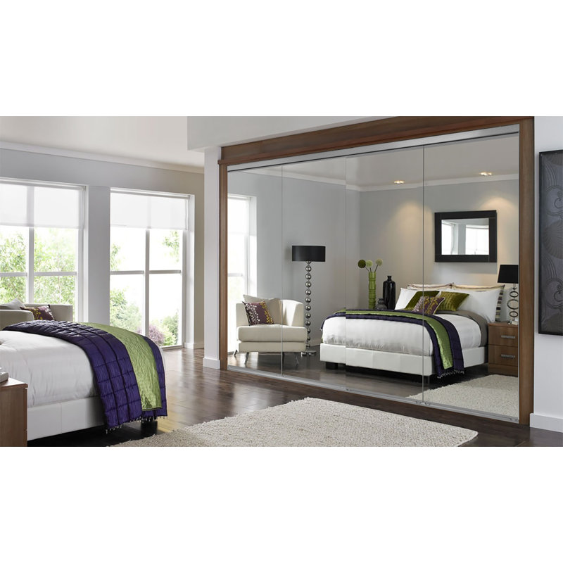 Custom Door And Mirror Mirrored Sliding Closet Doors Reviews Mirror Mirrored Sliding Closet Doors