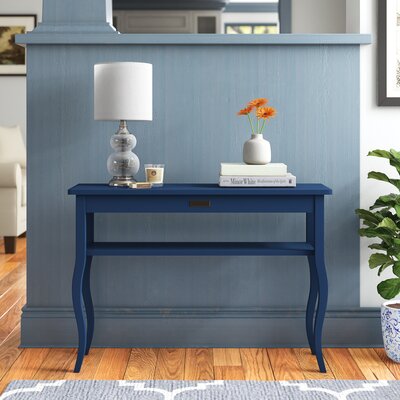 Andover Mills Danby 36" Console Table  Color: Navy Blue