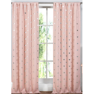 Thaddeus Abstract Blackout Thermal Grommet Curtain Panels (Set of 2)