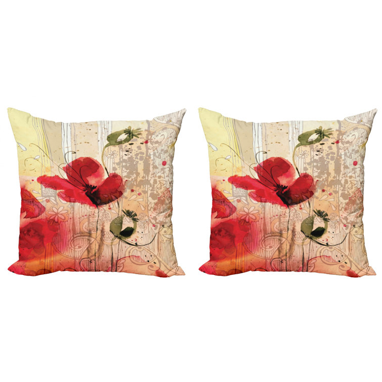 pillow cases red