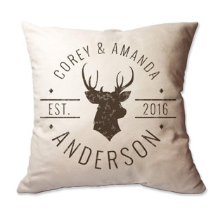 Stag Head Pillow Wayfair