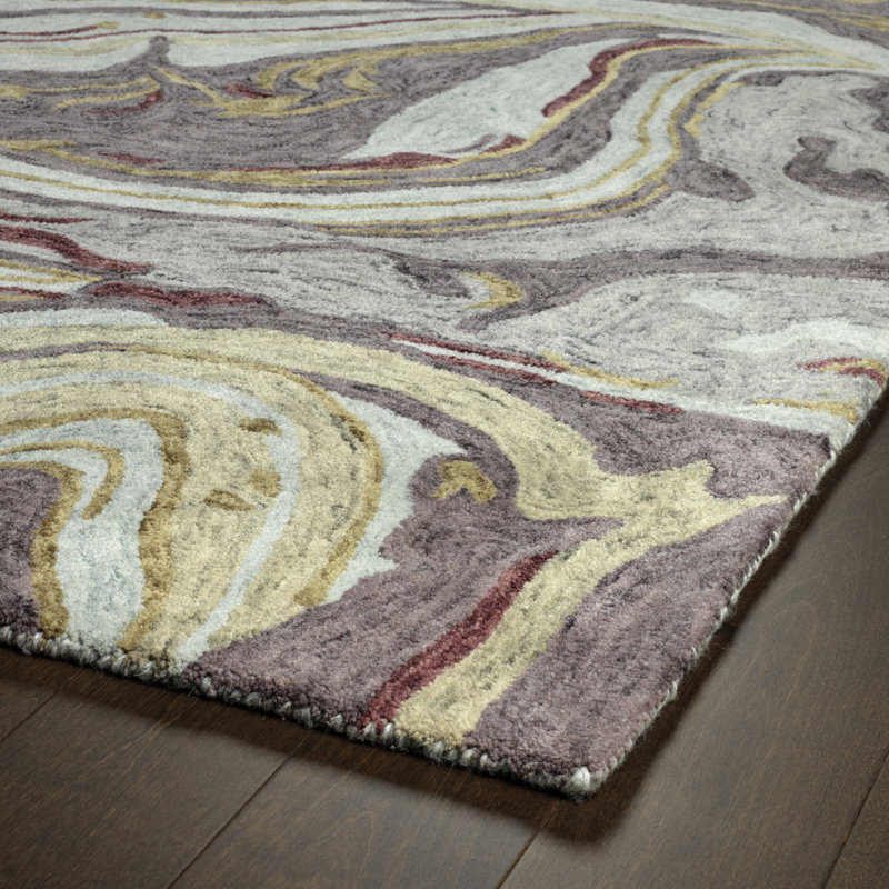 Wade Logan Bargas Hand Tufted Wool Aubergine Area Rug Reviews Bargas Hand Tufted Wool Aubergine Area Rug