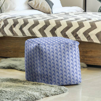 East Urban Home Home Sweet Wyoming Cube Ottoman Wayfair