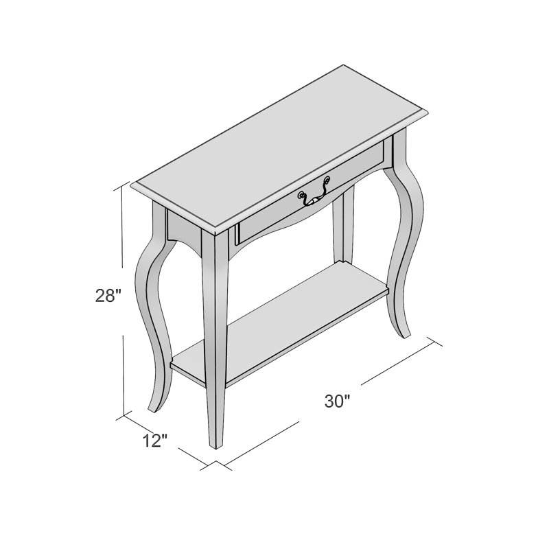 Charlton Home Apple Valley Console Table & Reviews Wayfair