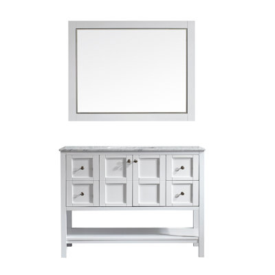 Find The Perfect 48 Inch White Bathroom Vanities Wayfair