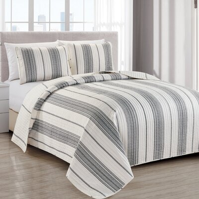 Gray & Silver Quilts, Coverlets, & Sets You'll Love in 2020 | Wayfair