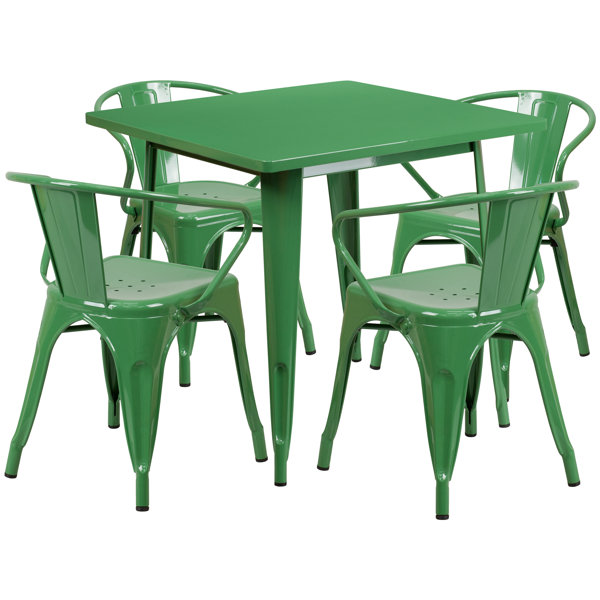 17 Stories Rossiter 5 Piece Dining Set Reviews Wayfair Ca