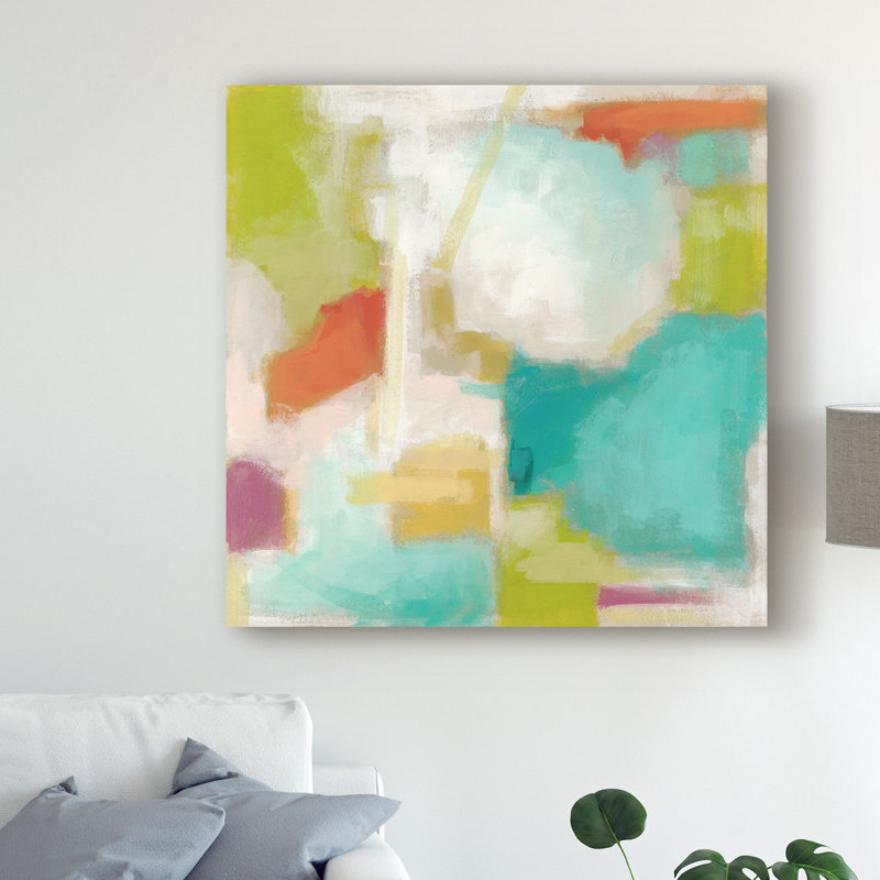 East Urban Home Color Space I Acrylic Painting Print On Wrapped