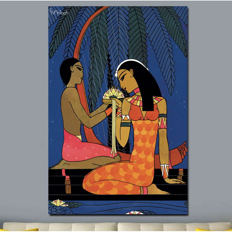 Buyenlarge Egypt The Lotus No Title By Frank Mcintosh Painting