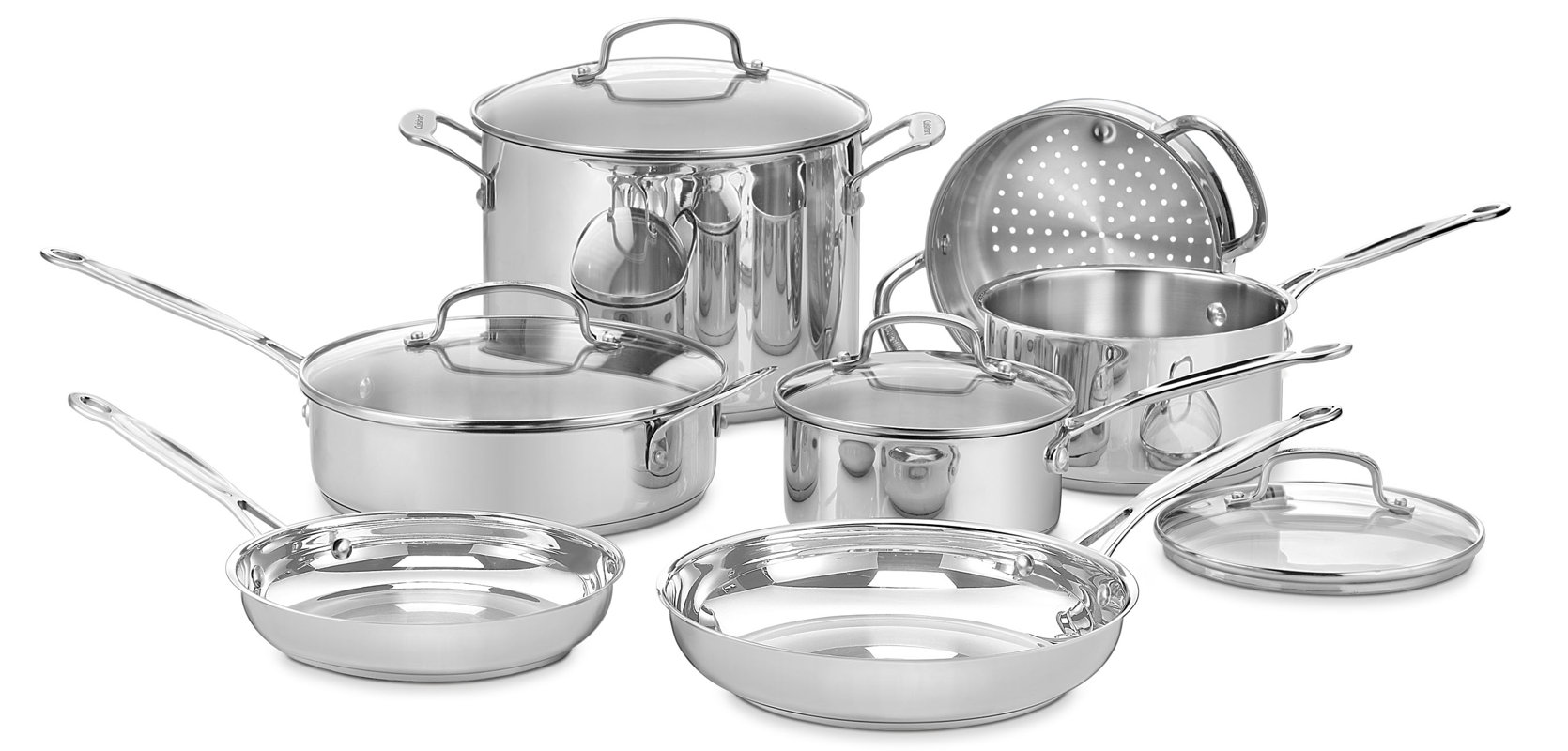 Cuisinart Chef's Classic 11 Piece Cookware Set & Reviews Wayfair