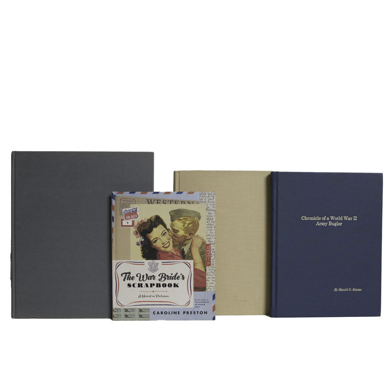 Booth Williams 4 Piece World War Ii Memorial Coffee Table Decorative Book Set Wayfair