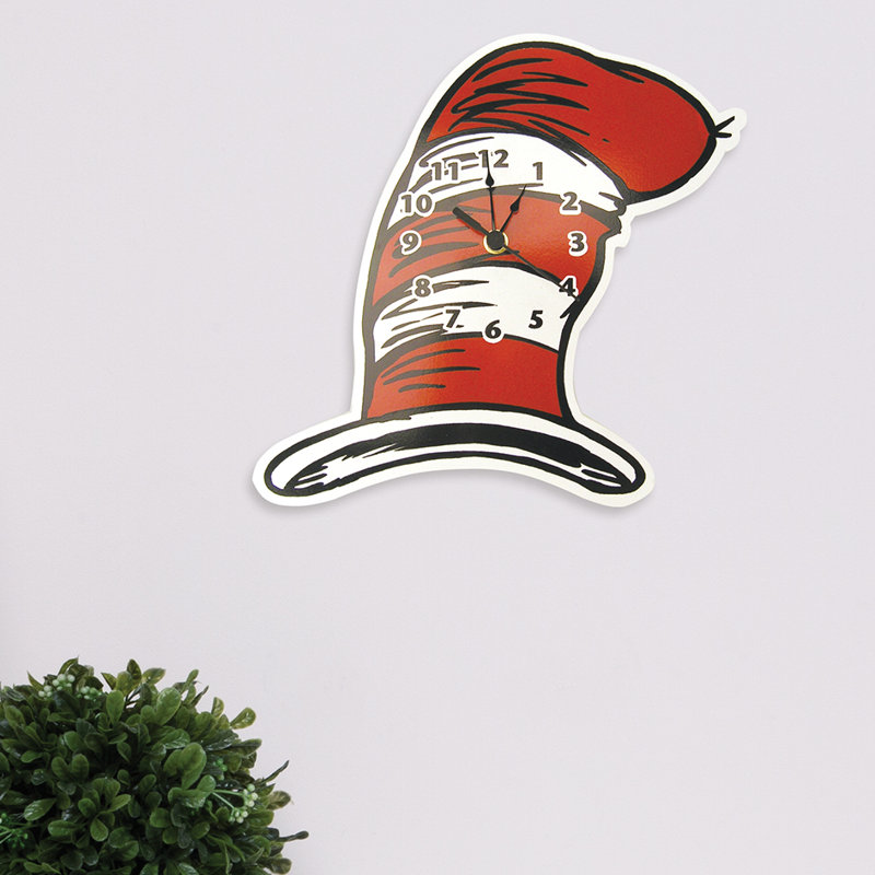 Trend Lab Dr Seuss Cat In The Hat Wall Clock Reviews Wayfair
