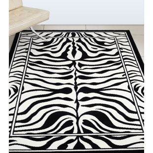 Animal Print Rugs Wayfair Co Uk Safari Zebra Black Area Rug