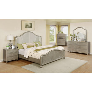 Aiden Platform 4 Piece Bedroom Set by Roundhill Furniture
