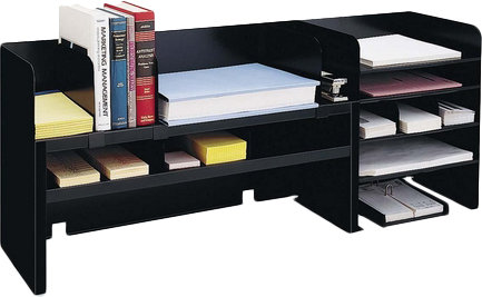 Mmf Industries Desk Organizer W Dividers 47 1 4 X9 2 X18 3 8 Desk Organizer W Dividers 47 1 4 X9