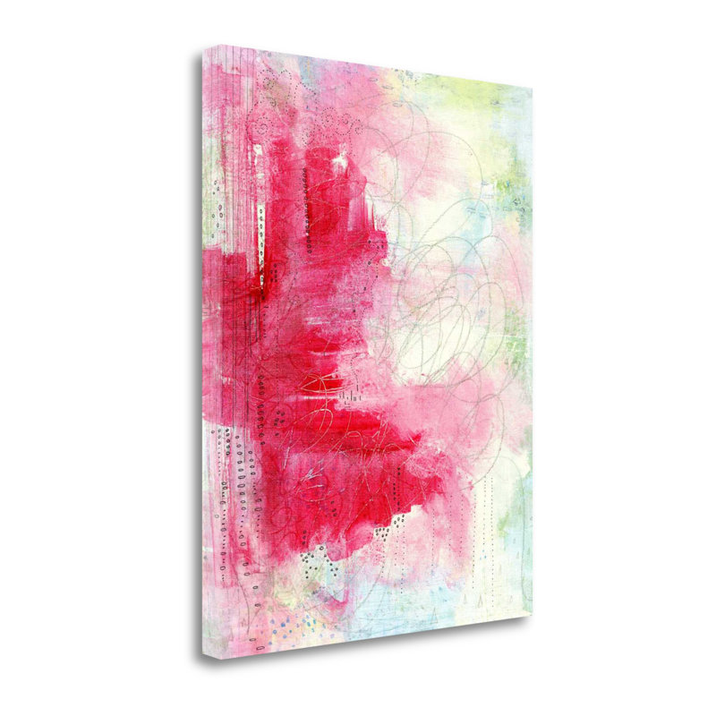 Tangletown Fine Art Watermelon Seeds Abstract Graphic Art Print
