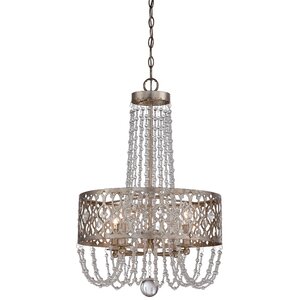 Bel Florentine 4-Light Crystal Chandelier