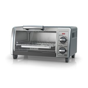 4-Slice Stainless Steel Toaster Oven