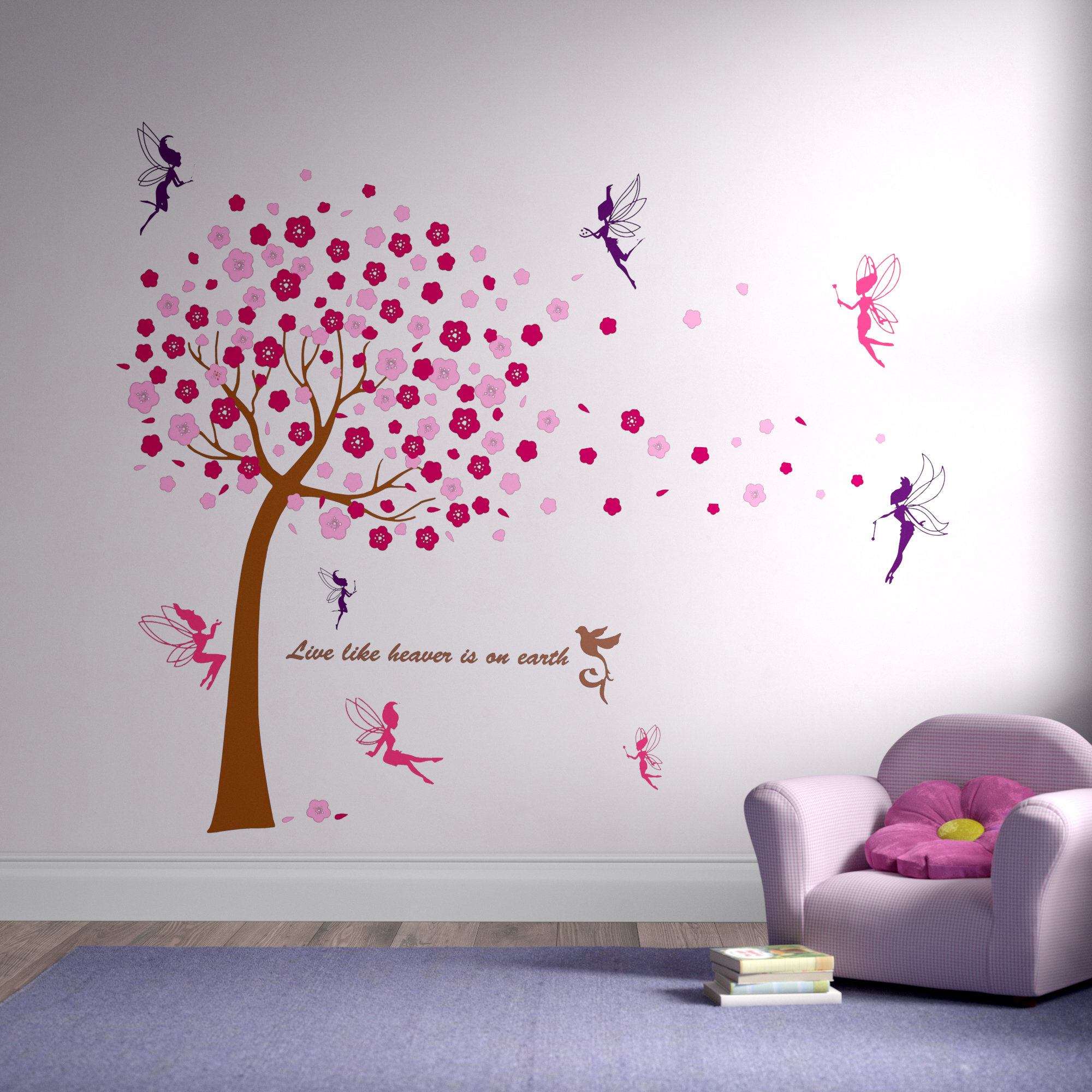 baby girl wall prints