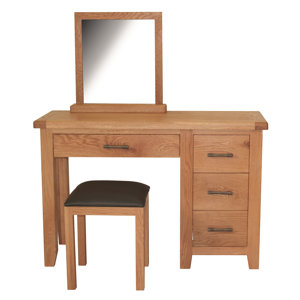 Schminktisch-Set Hadleigh mit Spiegel von Home Etc