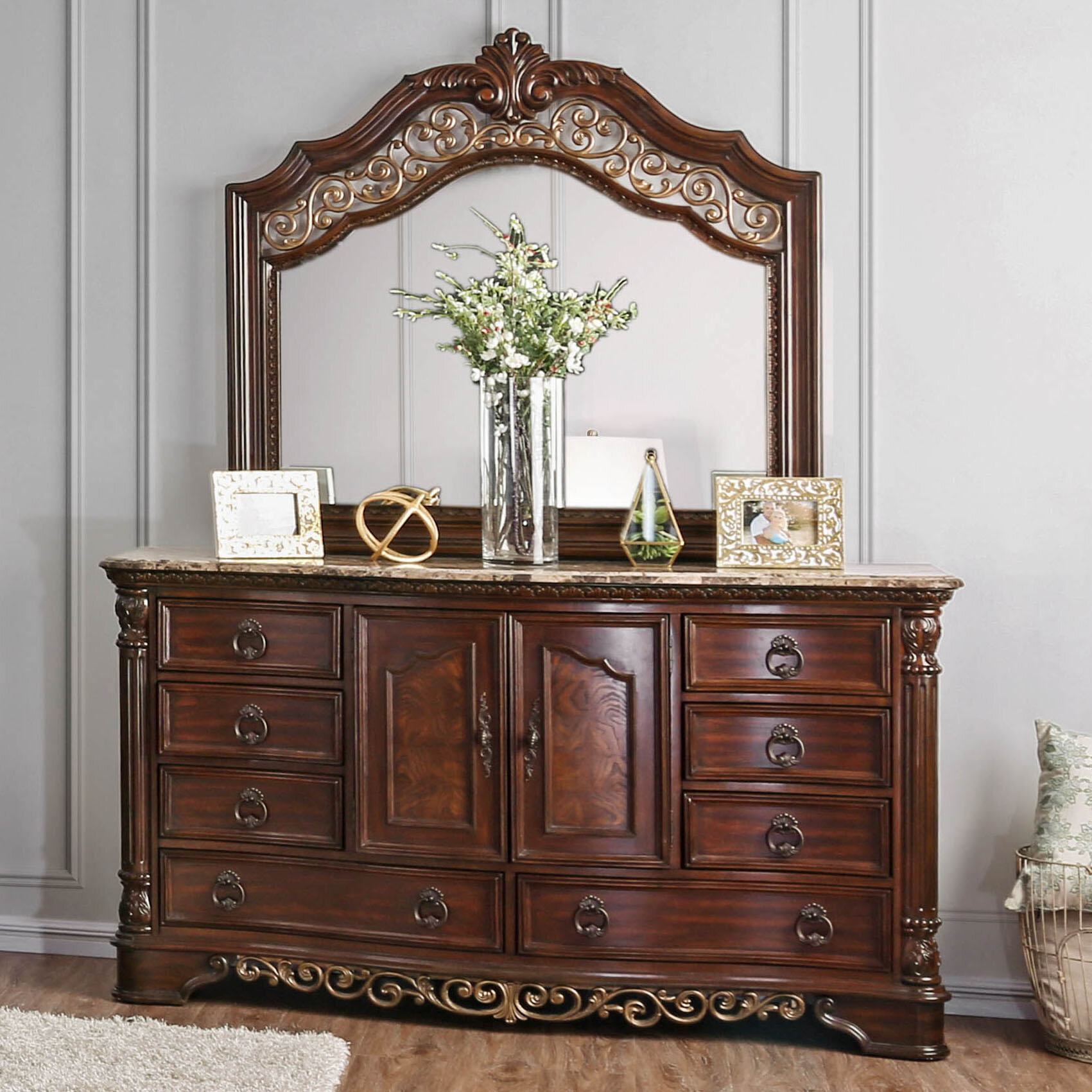 Fleur De Lis Living Caulfield 8 Drawer Dresser Wayfair Ca