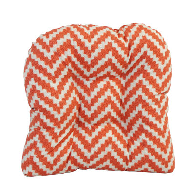 Latitude Runa Dining Chair Indoor Outdoor Seat Cushion Latitude Runa Fabric Orange Dailymail