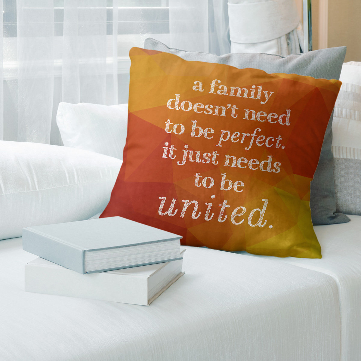 family pillow cover