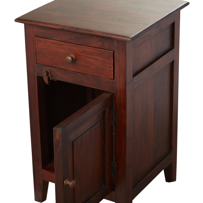 Beachcrest Home 1 Drawer Nightstand & Reviews Wayfair