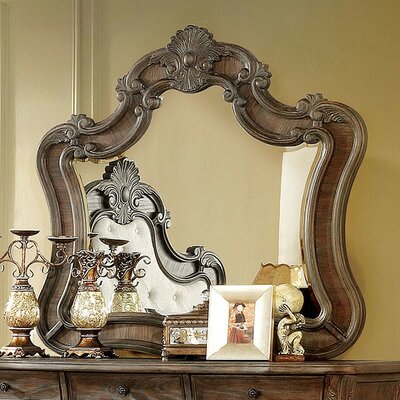 Kaylynn Arched Dresser Mirror Rosdorf Park