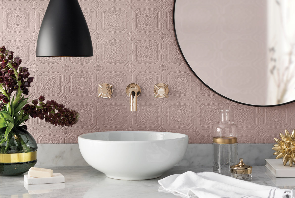 Bembry 33 39 X 20 5 Quot Damask 3d Embossed Wallpaper Roll Reviews Joss Main