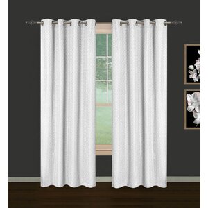 Heyworth Foulard Ikat Blackout Curtain Panels (Set of 2)
