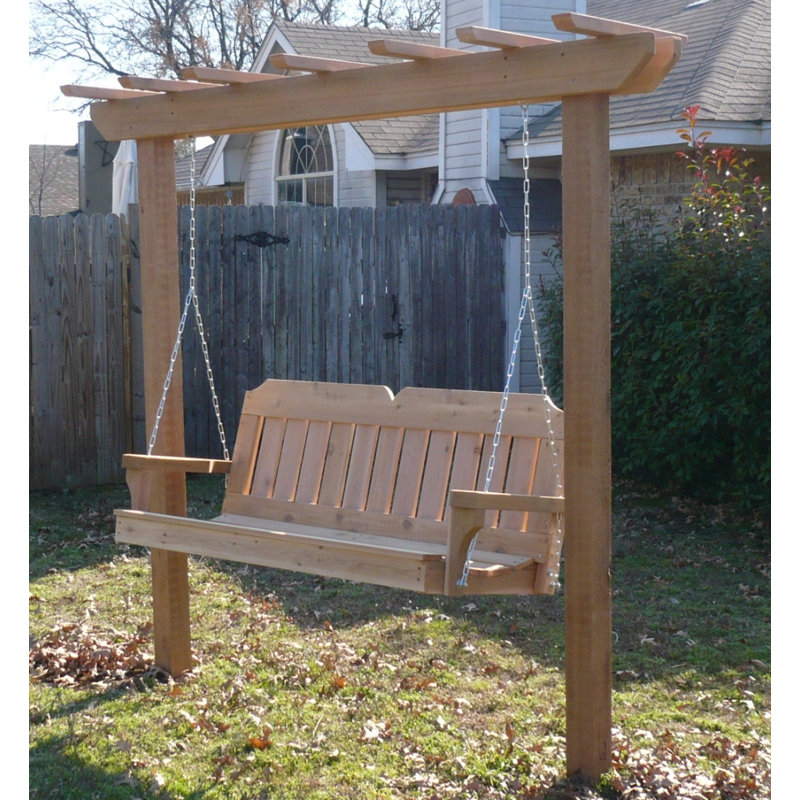 swing bench with stand