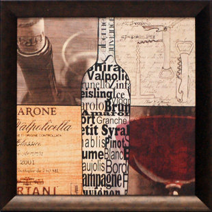 Studio Decor Collage Frames Wayfair Wine Collage Framed Graphic Art