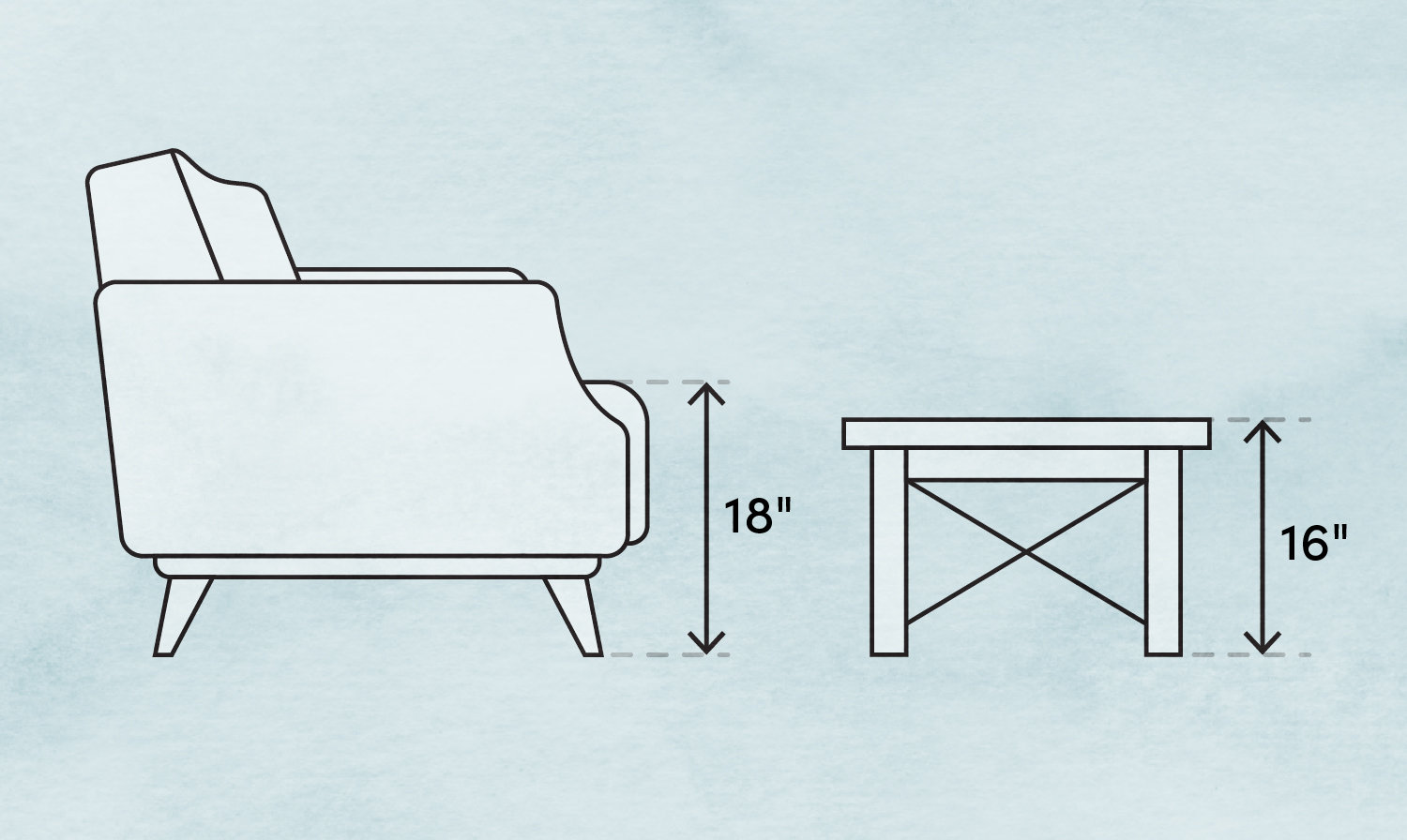 Standard Coffee Table Height Metric Coffee Table Dimensions And 