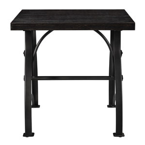 Delanie Wood and Metal End Table by Wi..